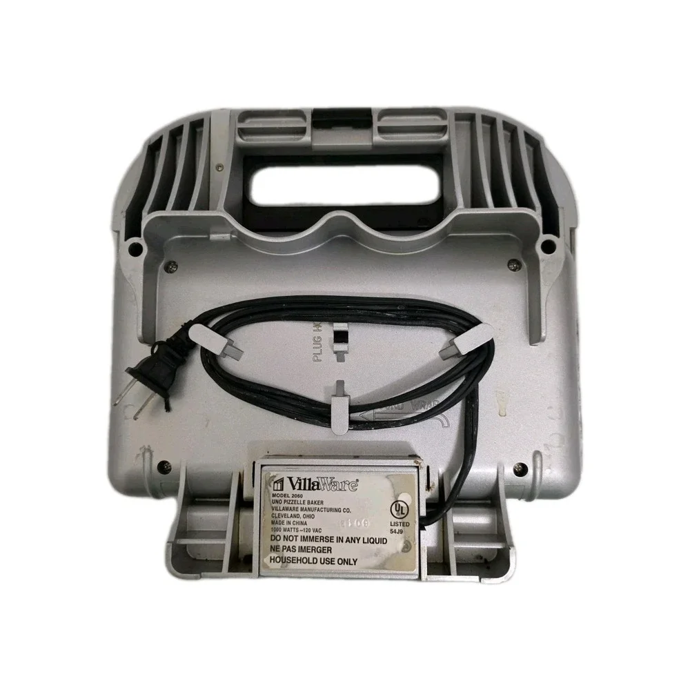 VillaWare Pizzelle Cookie Baker Maker Uno Series Model‎ 2060 IOB Roller Nonstick
